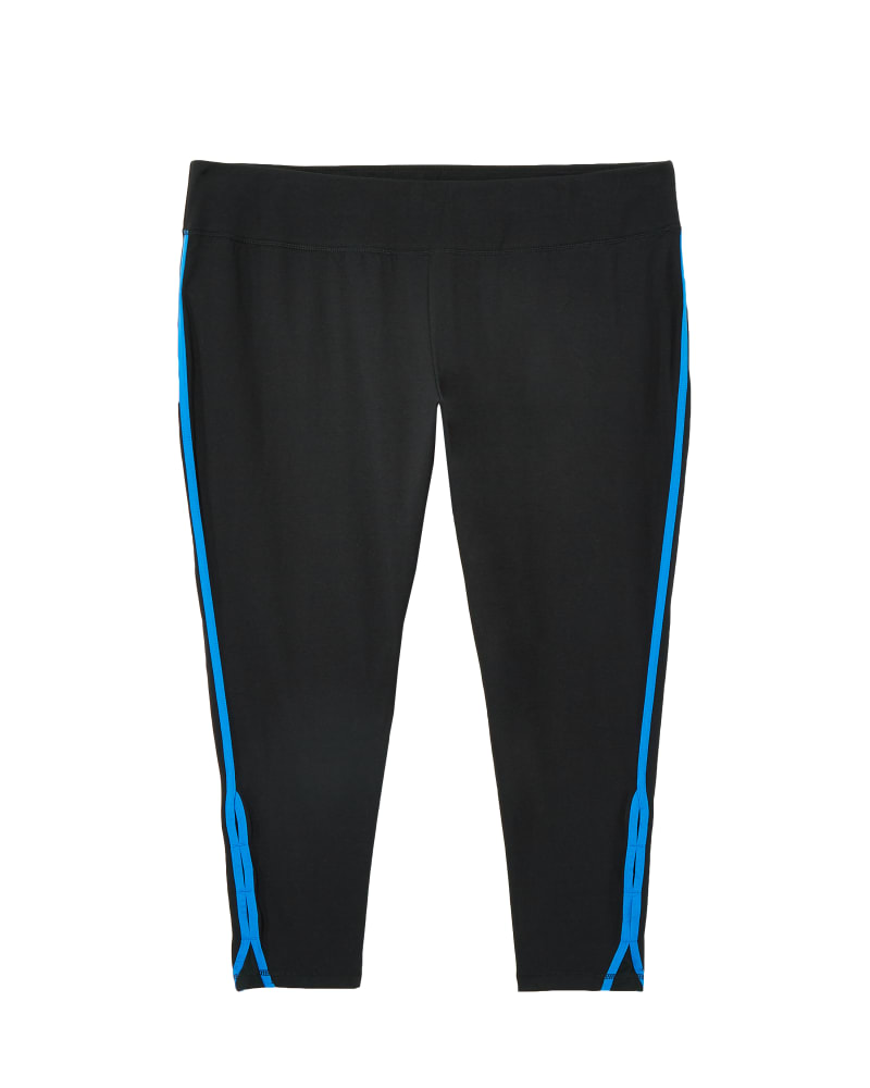 Front of plus size Chambers Tights with Side Details - Petite by ActiveZone | Dia&Co | dia_product_style_image_id:121411